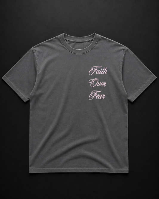 Polera Fn Faith Over Fear - Carbón
