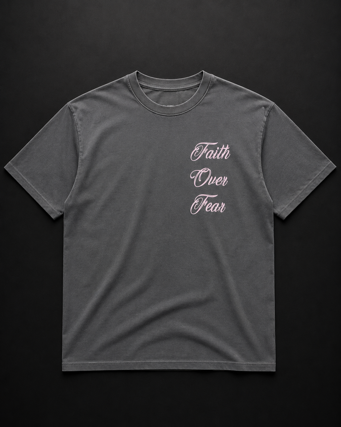Polera Fn Faith Over Fear - Carbón