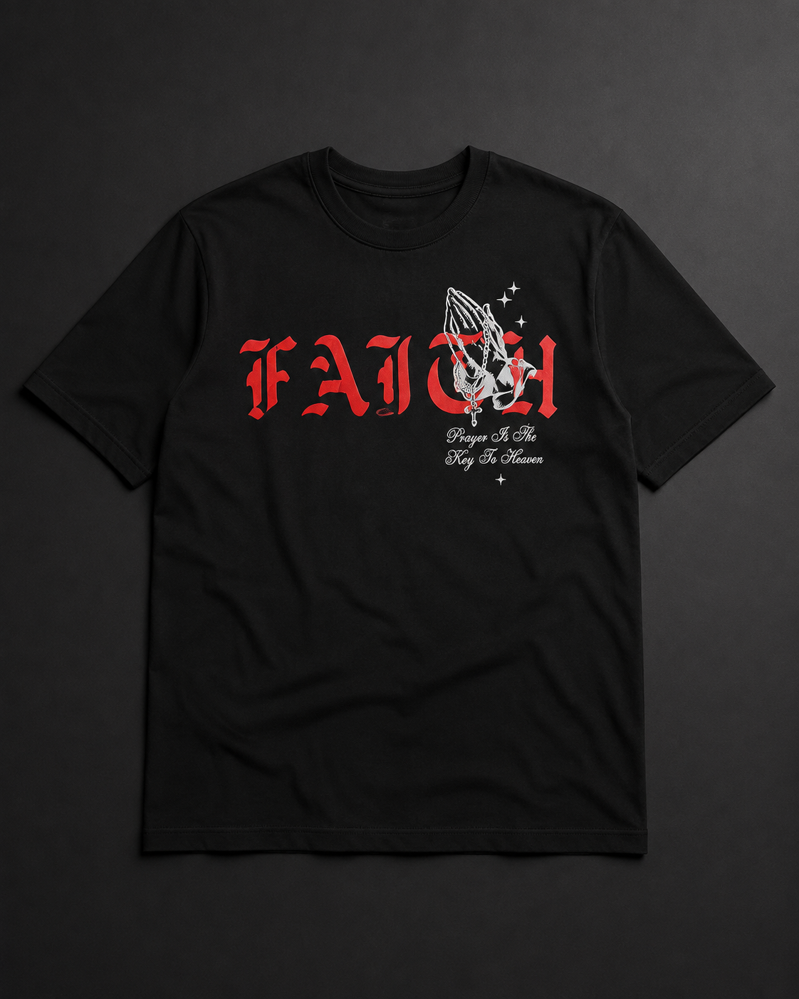 Camisa De Manga Corta Blessed With Faith
